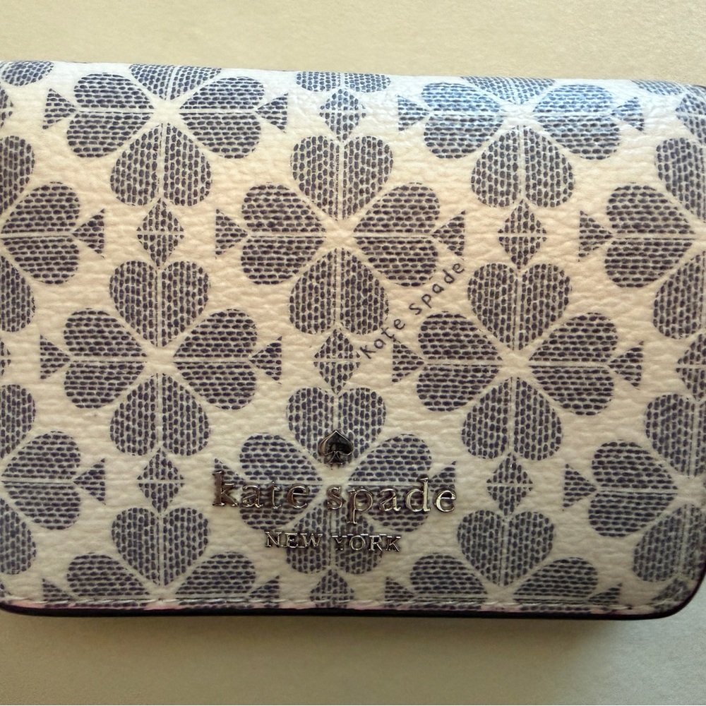 Kate Spade Blue and White Handbag and Wallet - Picture 6 of 8
